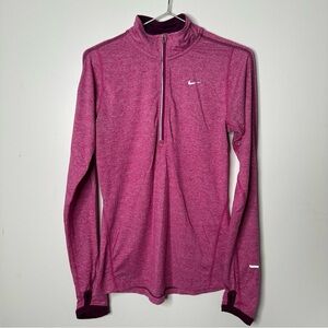Nike Pink Dri-FIT Running Pullover shirt women’s size xs